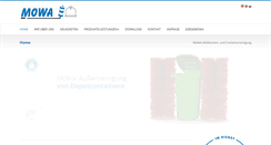 Desktop Screenshot of mowa-gmbh.de